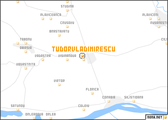 map of Tudor Vladimirescu