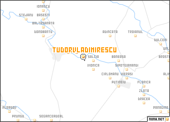 map of Tudor Vladimirescu