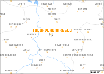 map of Tudor Vladimirescu