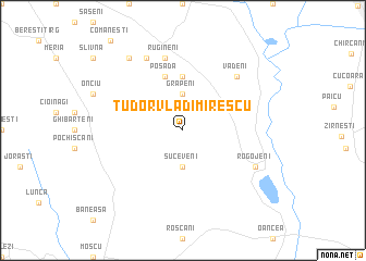 map of Tudor Vladimirescu