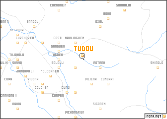 map of Tudou