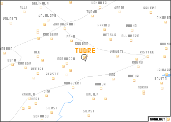 map of Tudre