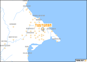 map of Tudturan