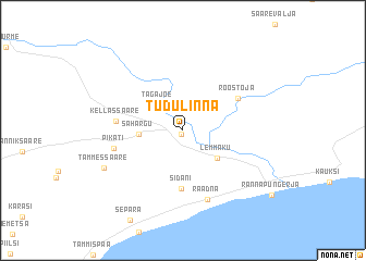 map of Tudulinna