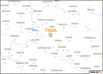 map of Tudŭl