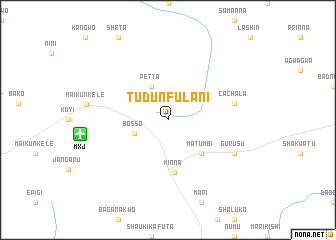 map of Tudun Fulani