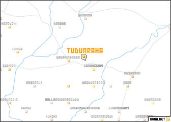 map of Tudun Raha