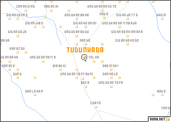 map of Tudun Wada