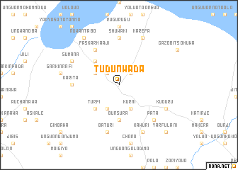 map of Tudun Wada