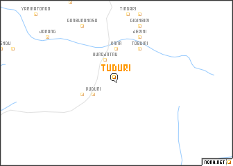 map of Tuduri