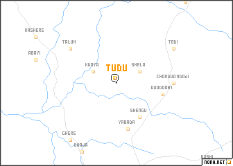 map of Tudu