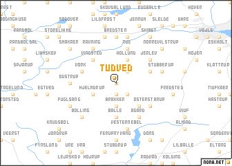 map of Tudved