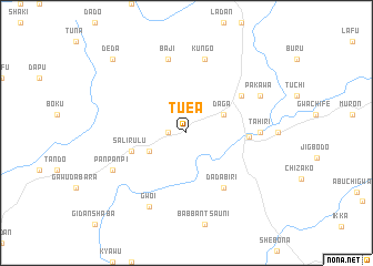 map of Tuea