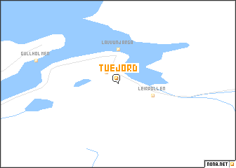 map of Tuejord