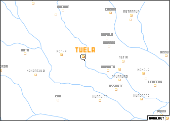 map of Tuela