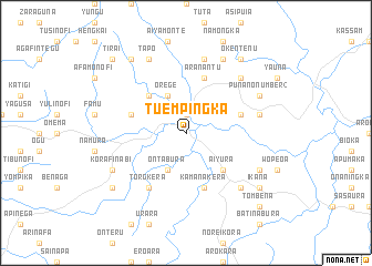 map of Tuempingka