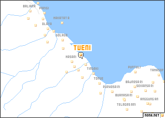 map of Tueni