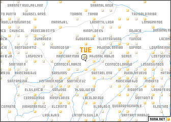 map of Tué