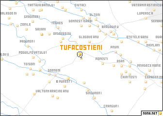 map of Tufa Costieni