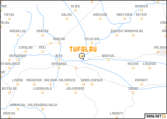 map of Tufalău