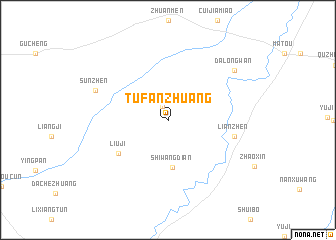 map of Tufanzhuang