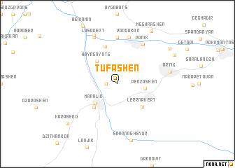 map of Tufashen