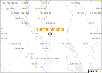 map of Tufeni din Deal