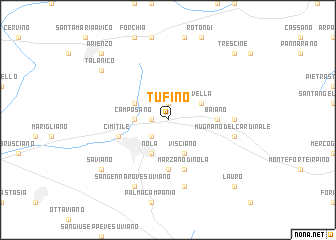 map of Tufino