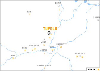 map of Tufola