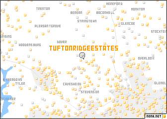map of Tufton Ridge Estates