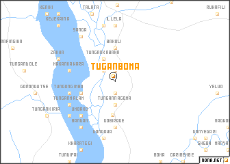 map of Tugan Boma