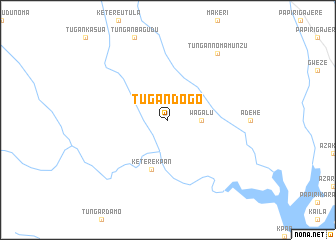 map of Tugan Dogo