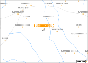 map of Tugan Kasua