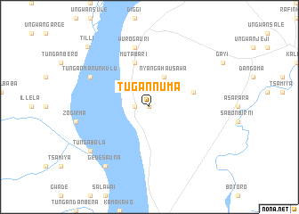 map of Tugan Numa