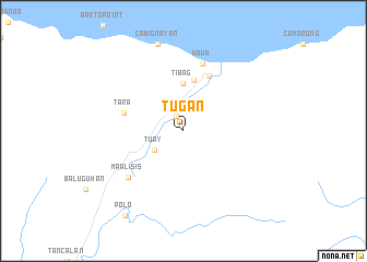 map of Tugan