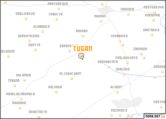 map of Tugan\