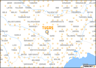 map of Tugas