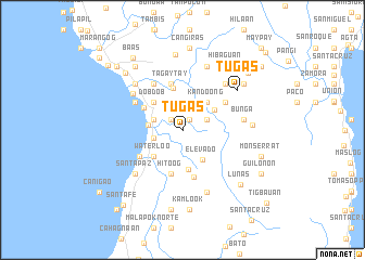 map of Tugas