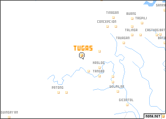 map of Tugas