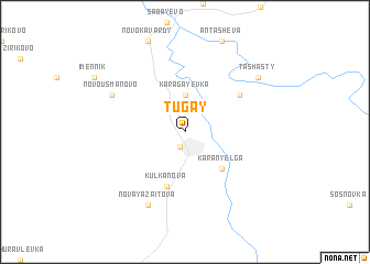 map of Tugay