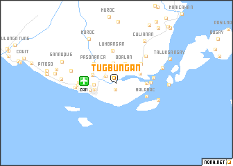 map of Tugbungan