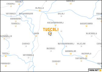 map of Tuğcalı