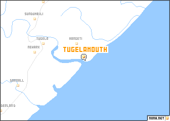 map of Tugela Mouth