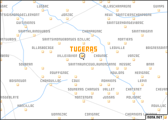 map of Tugéras