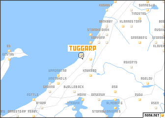 map of Tuggarp