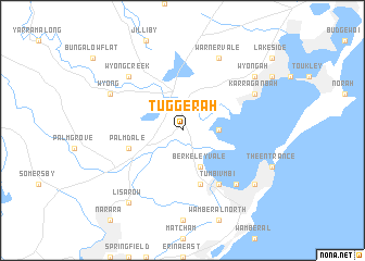 map of Tuggerah