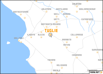 map of Tuglie