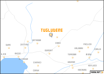 map of Tuğludere