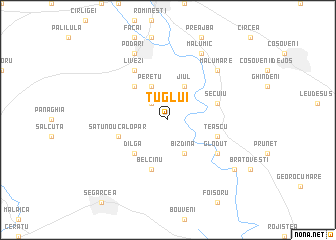 map of Ţuglui