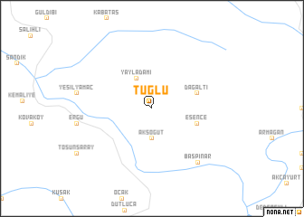 map of Tuğlu